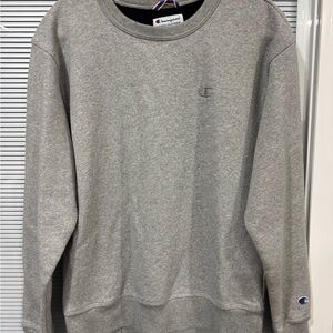 Champion Men's Classic Gray Crewneck Sweater